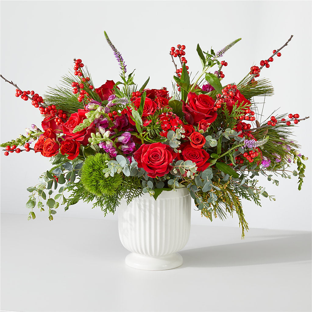 Big Red Bow Bouquet – Maroa Miami Llc, Miami FL