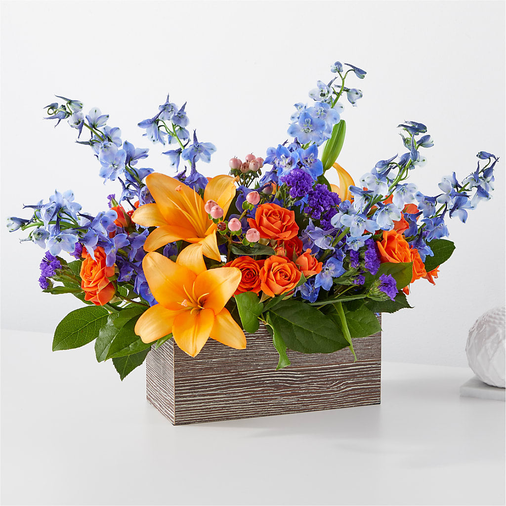 Radiant Citrus Box Bouquet – Maroa Miami Llc, Miami FL
