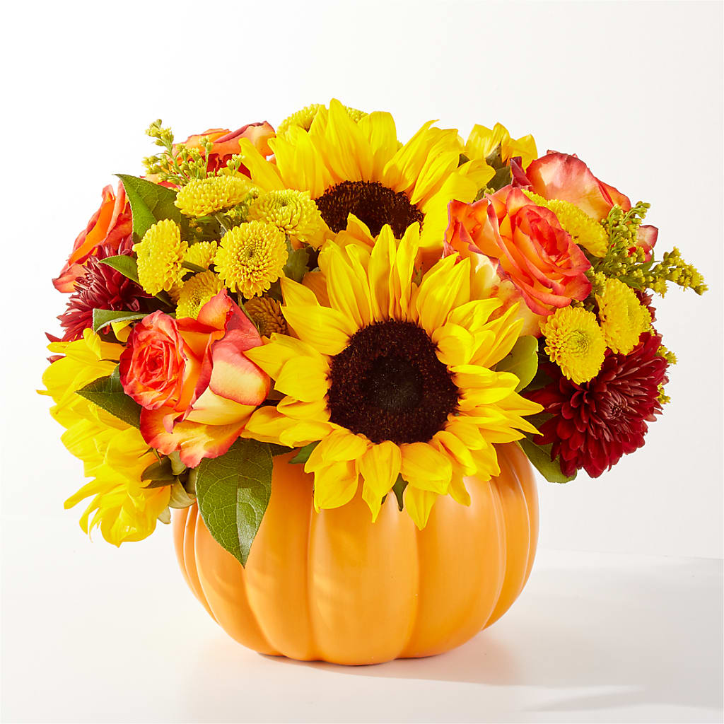 Golden Gourd Pumpkin Bouquet – Maroa Miami Llc, Miami FL