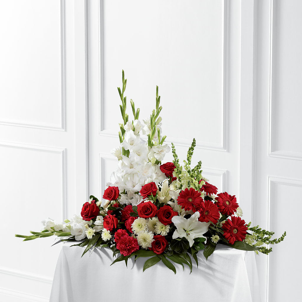 Crimson & White Arrangement – Maroa Miami Llc, Miami FL