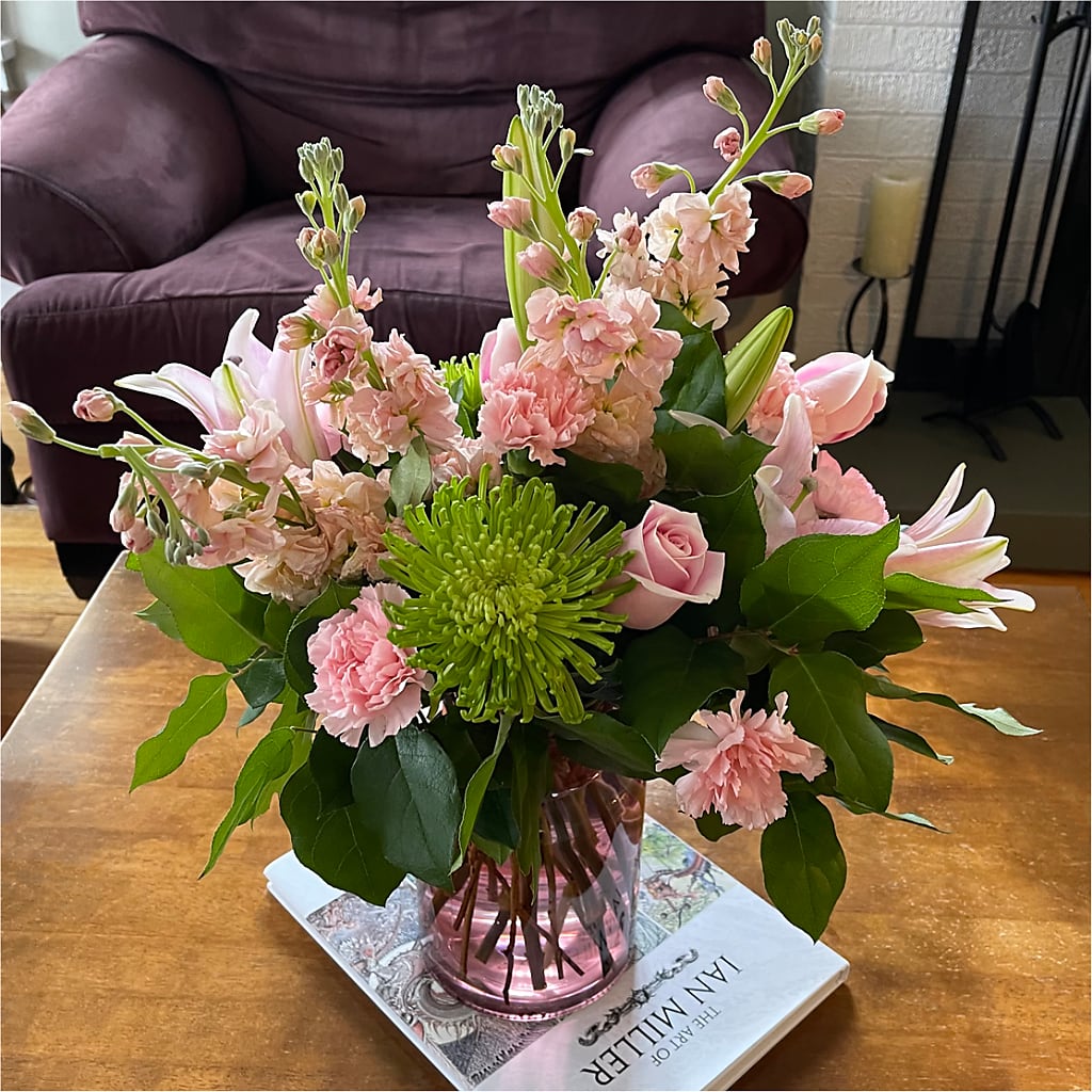 Pretty in Pink Bouquet – Maroa Miami Llc, Miami FL
