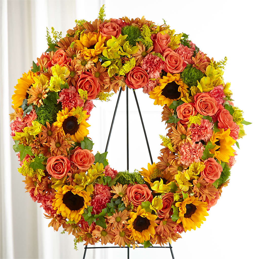 Autumnal Memories Wreath (Standard) – Maroa Miami Llc, Miami FL