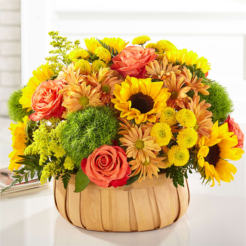 Harvest Sunflower Basket – Maroa Miami Llc, Miami FL