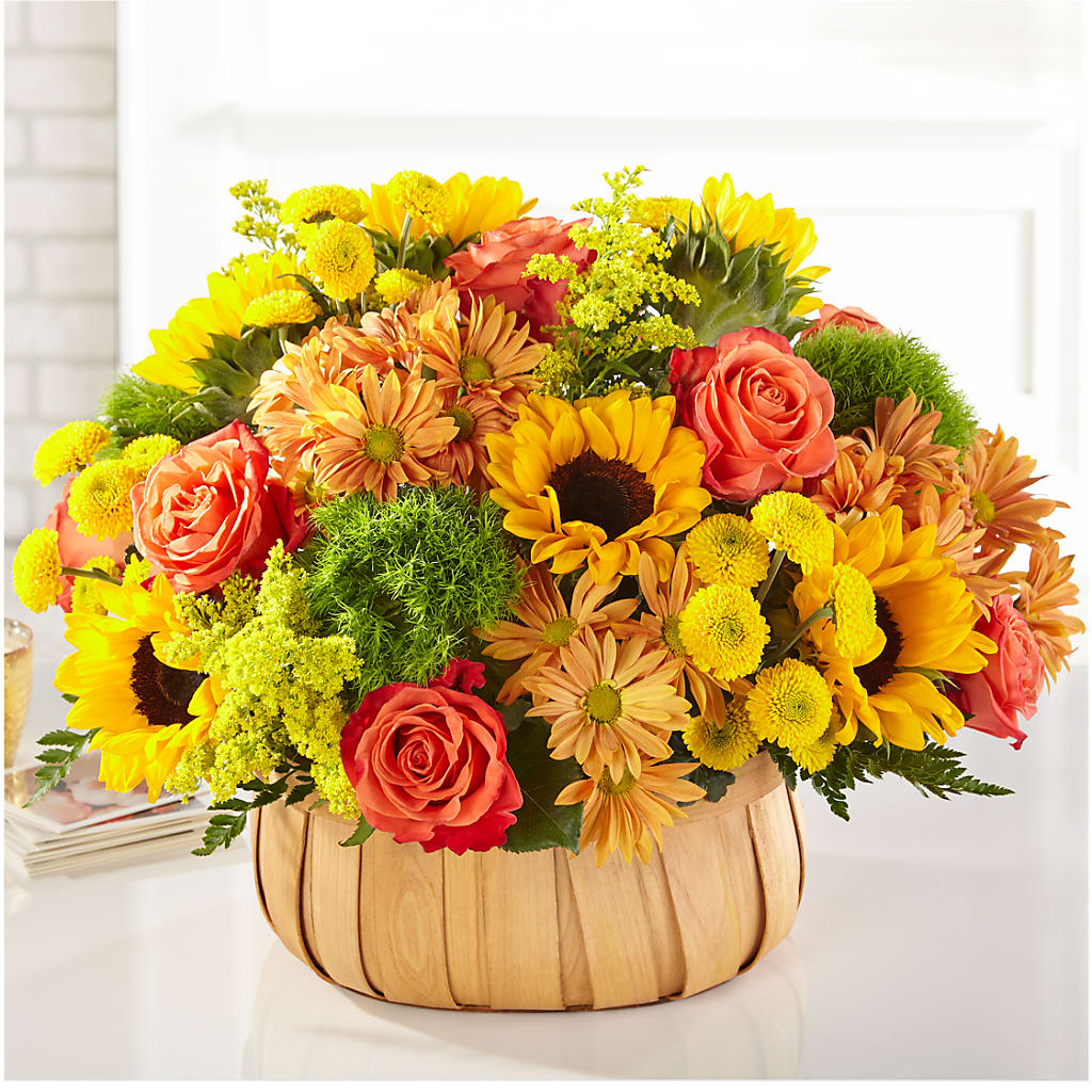 Harvest Sunflower Basket – Maroa Miami Llc, Miami FL