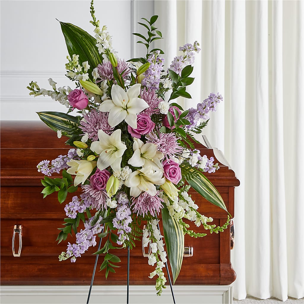 Grateful Hearts Standing Spray – Maroa Miami Llc, Miami FL