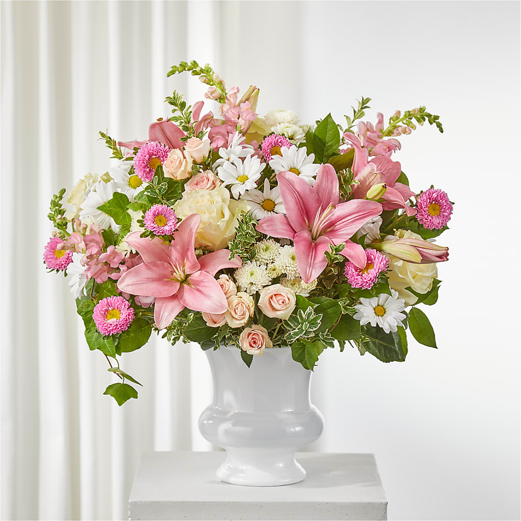 Empathetic Blooms Urn Arrangement – Maroa Miami Llc, Miami FL