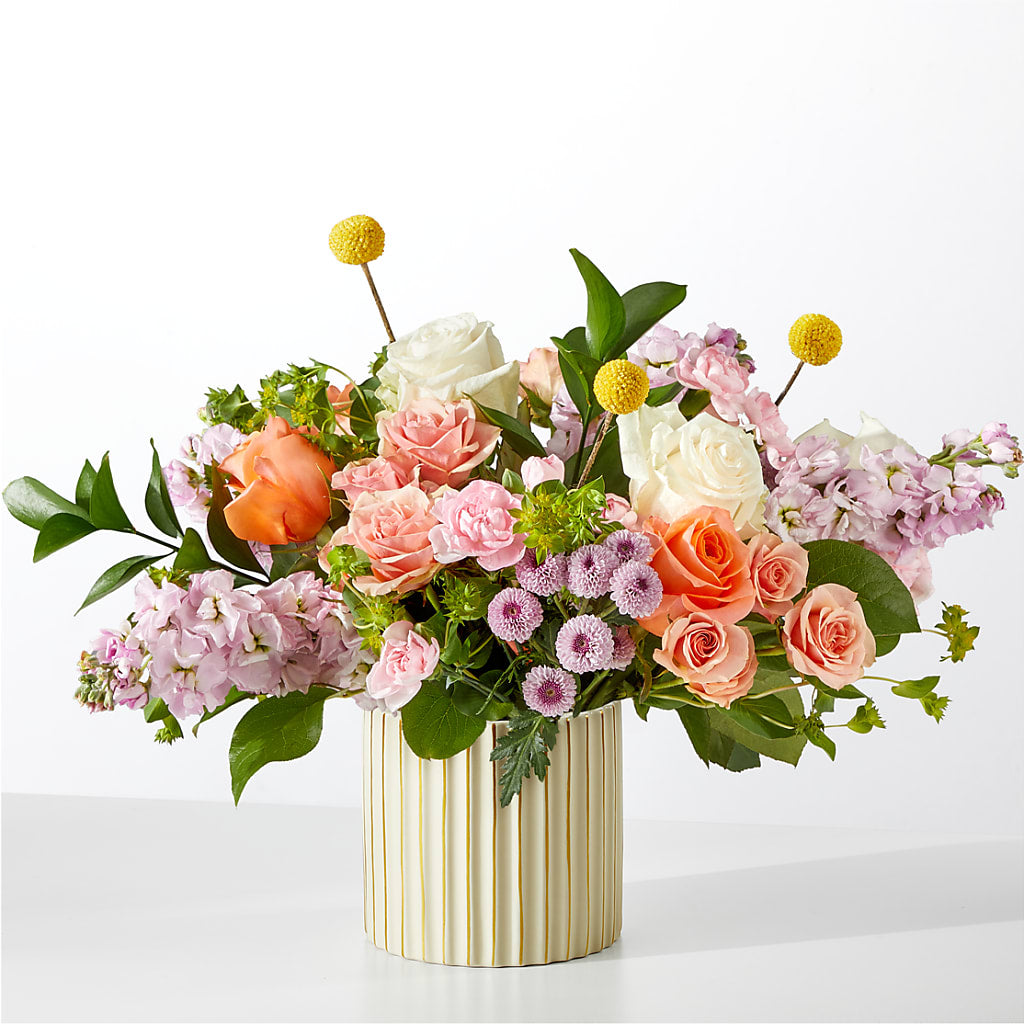 French Market Bouquet with Ivory Vase – Maroa Miami Llc, Miami FL