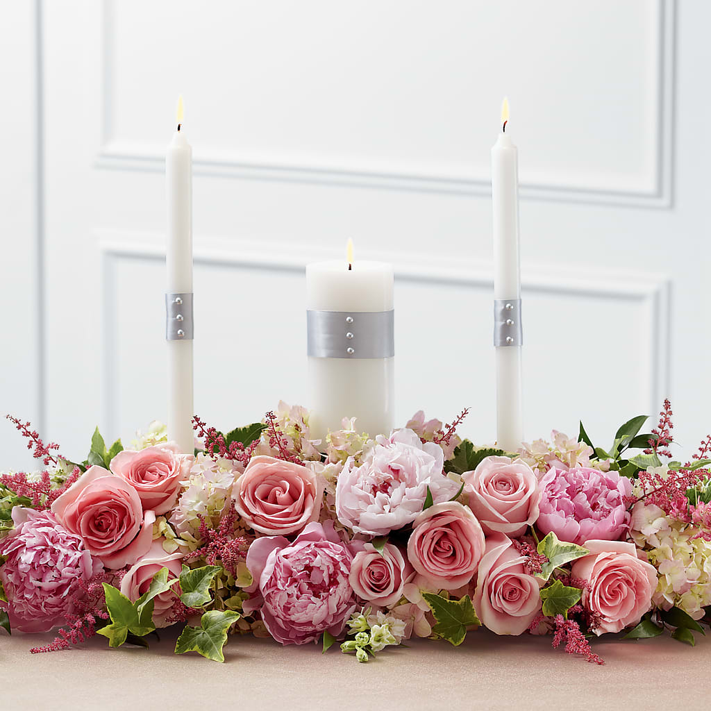 Worldwide Romance Unity Candle Arrangement – Maroa Miami Llc, Miami FL