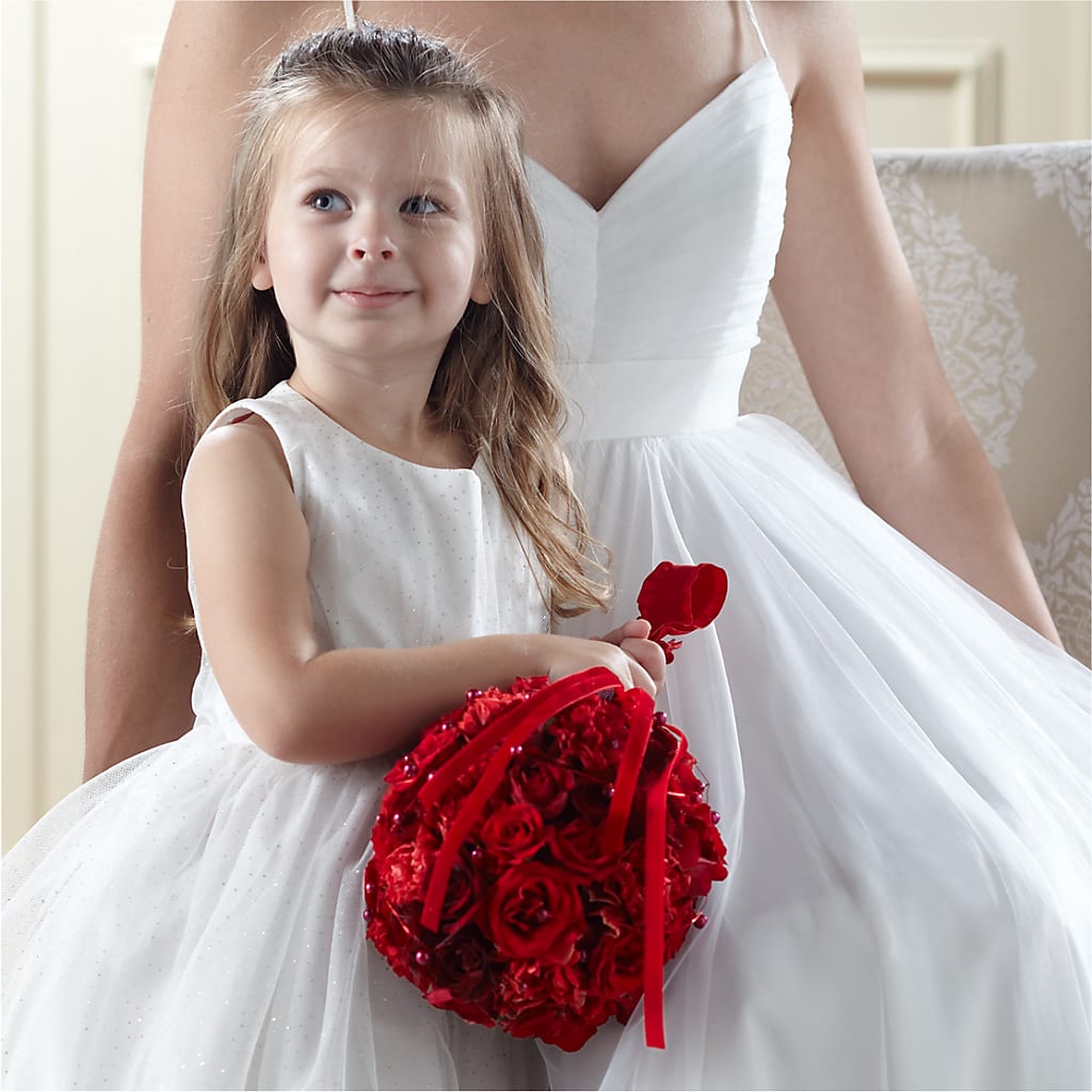 Pure at Heart Flower Girl Arrangement – Maroa Miami Llc, Miami FL