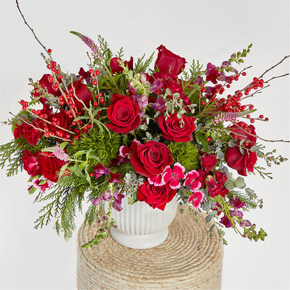 Big Red Bow Bouquet –  Maroa Miami Llc, Miami FL