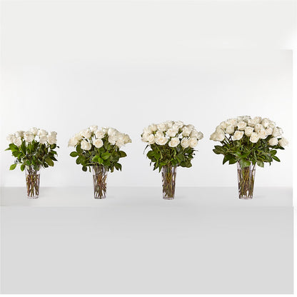 Long Stem White Rose Bouquet –  Maroa Miami Llc, Miami FL