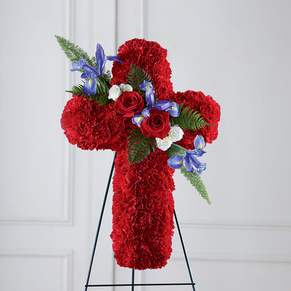 Faithful Hero Floral Cross –  Maroa Miami Llc, Miami FL