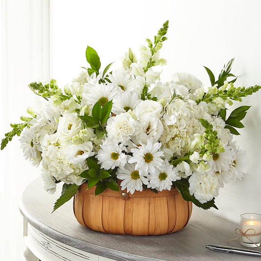 Pure Ivory Basket –  Maroa Miami Llc, Miami FL