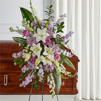 Grateful Hearts Standing Spray –  Maroa Miami Llc, Miami FL