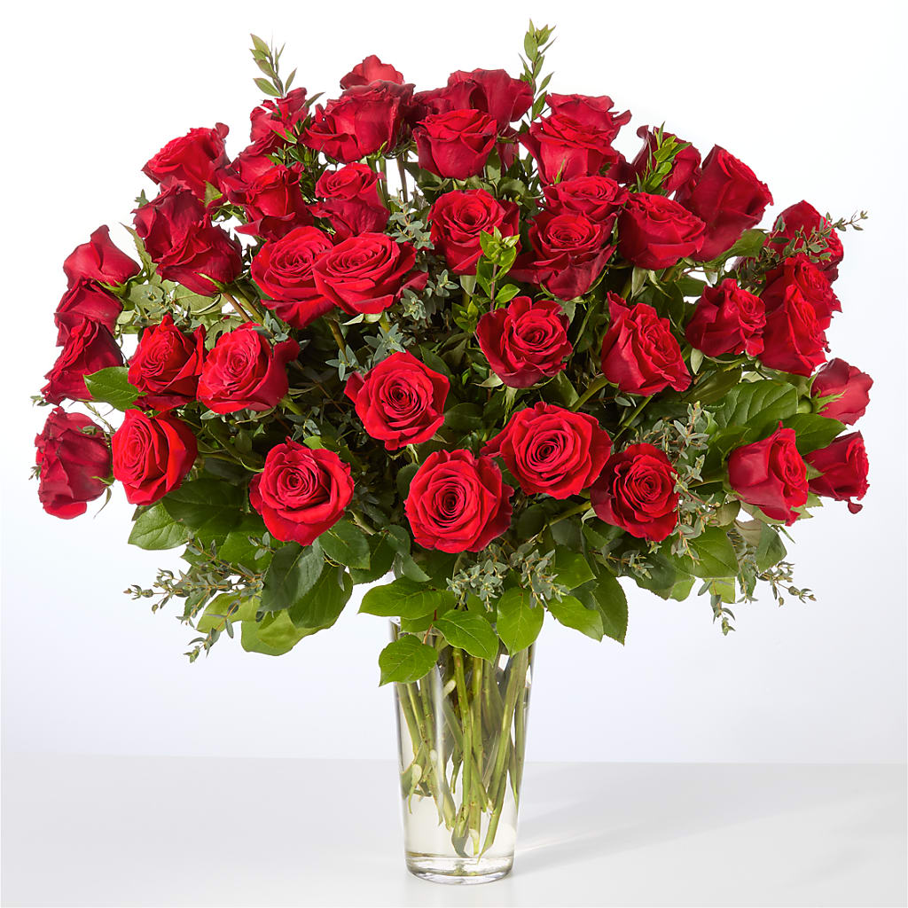 Forever Yours Fifty Stem Red Rose Bouquet –  Maroa Miami Llc, Miami FL
